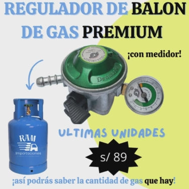 REGULADOR DE BALON DE GAS PREMIUM